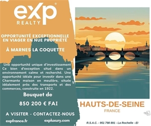 propriete à la vente -   92430  MARNES LA COQUETTE, surface 162 m2 vente propriete - UBI450120635